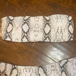 SHEIN snake print bathing suit